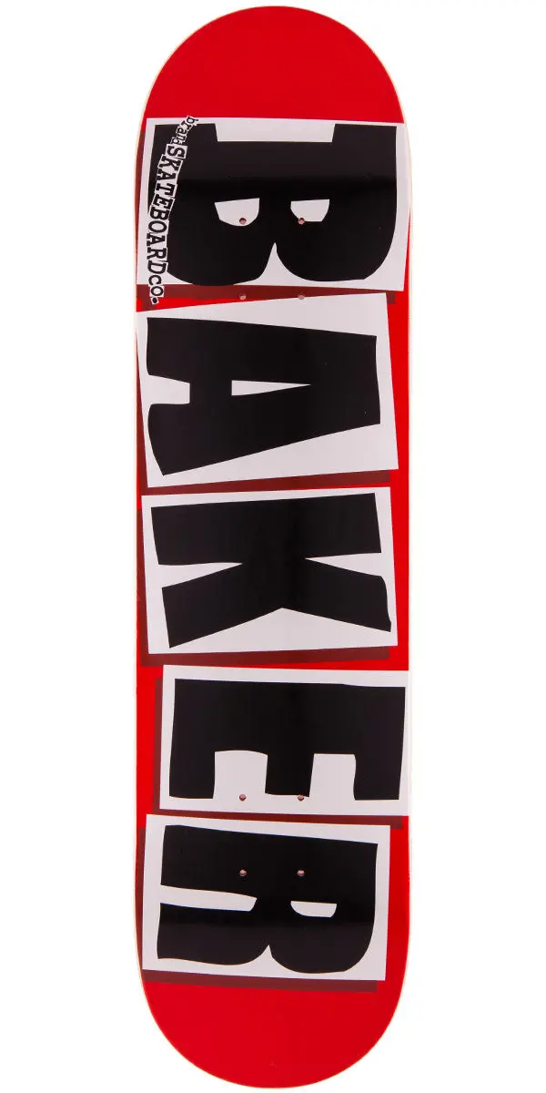 Baker Brand Logo Skateboard Deck - Black - 8.38" 1
