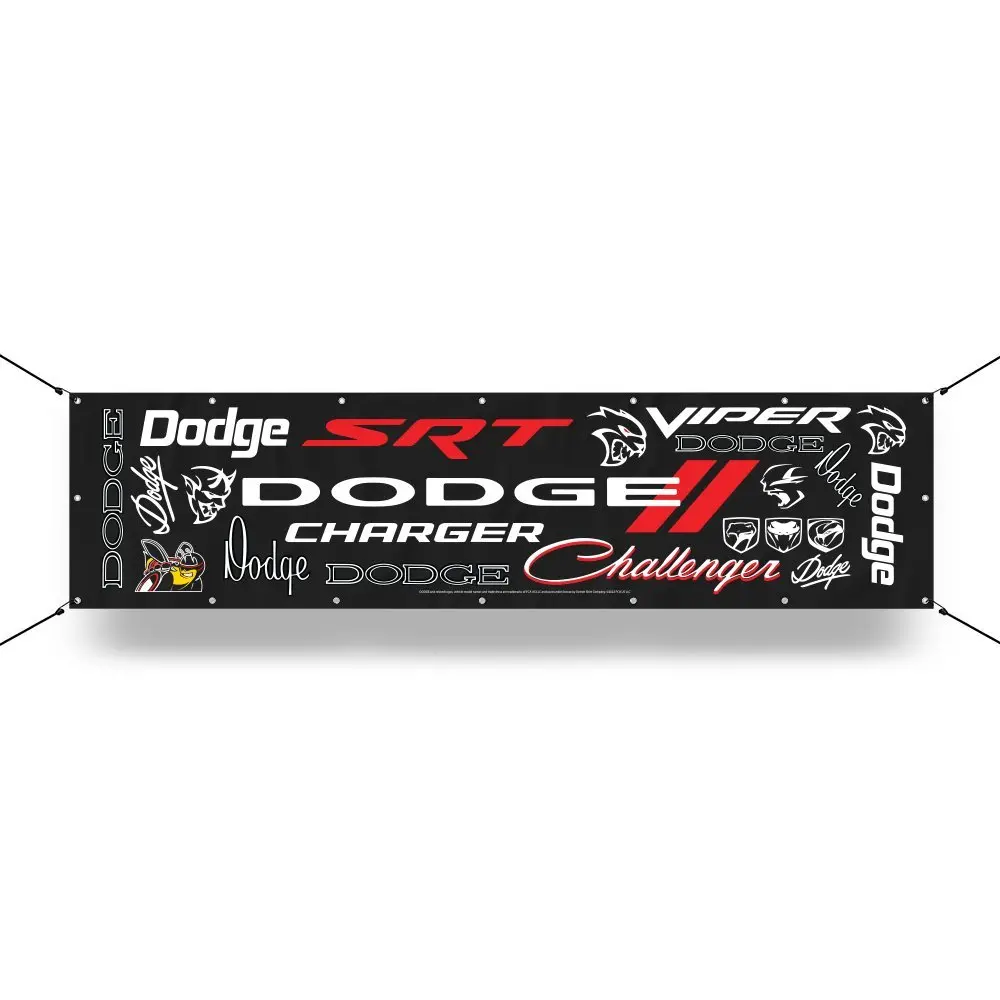 Banner - Dodge Multiple Logos Vintage And Current 1