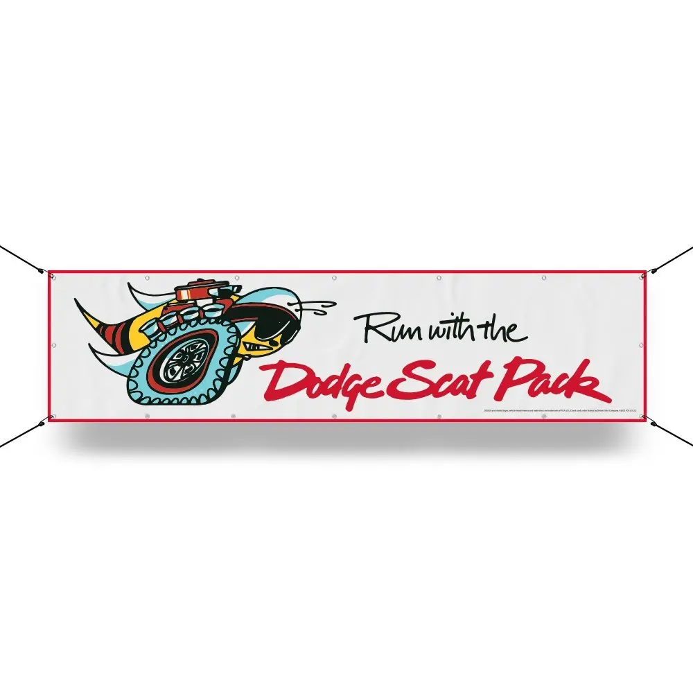 Banner - Dodge Run With The Scat Pack Long 1