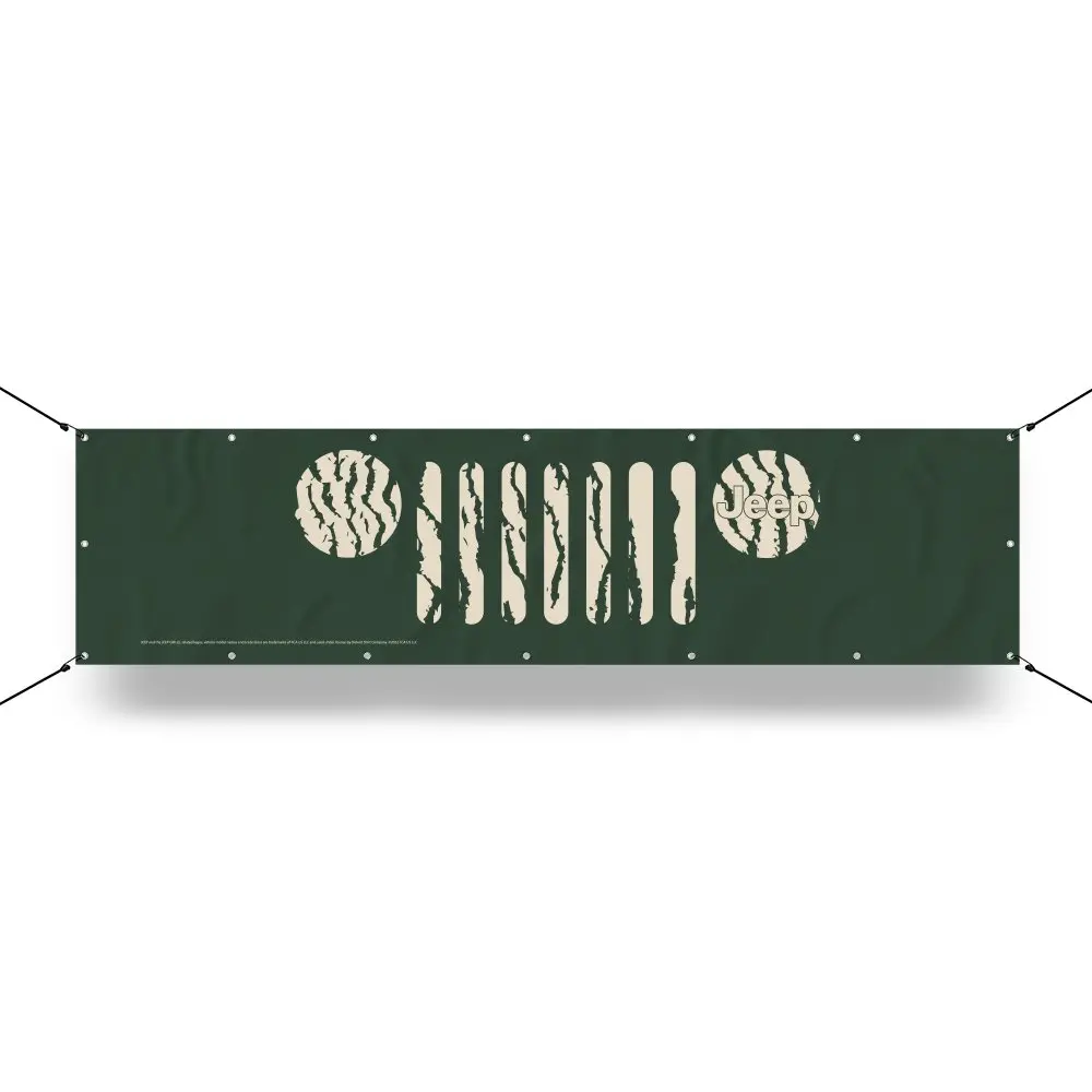 Banner - Jeep® Grille With Zebra Print 1