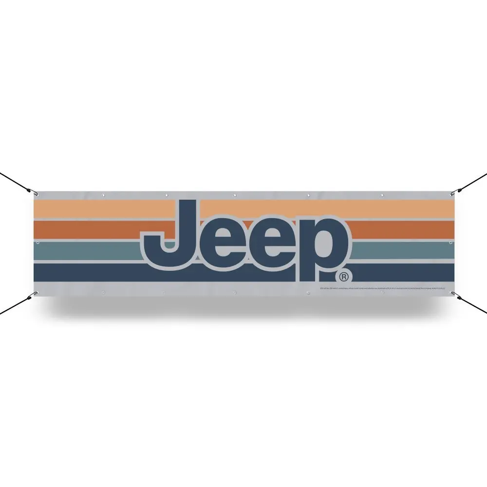 Banner - Jeep® Long With Stripes 1