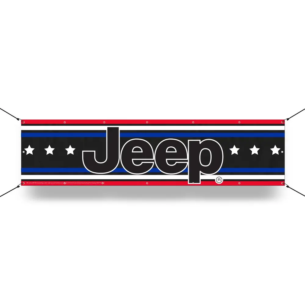 Banner - Jeep® Rwb Stripes With Stars 1