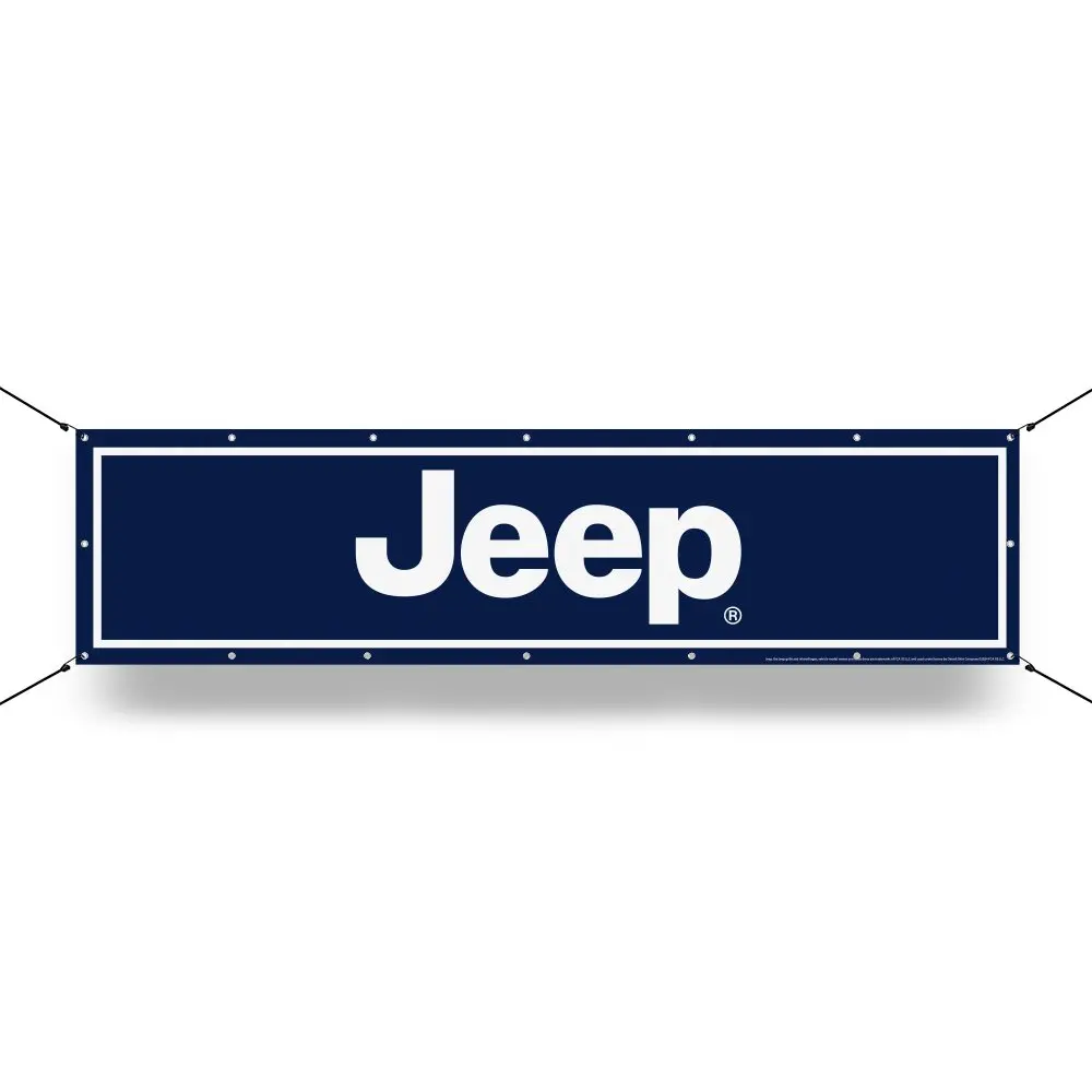 Banner - Jeep® Text - Navy 1