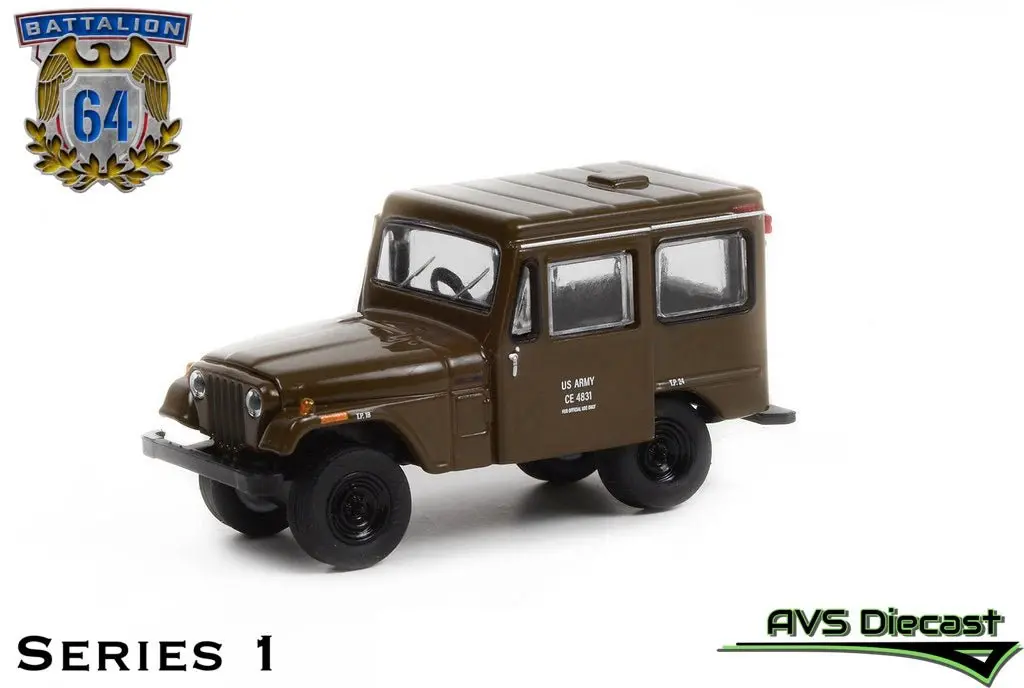 1970 Jeep Dj-5 1:64 Diecast Battalion 64 Series 1 2