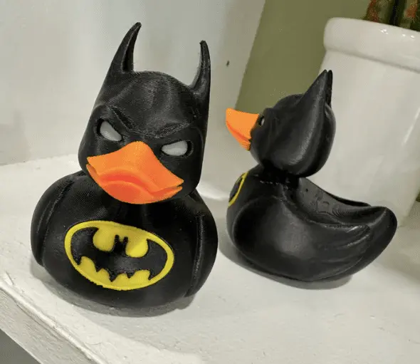 Black Bat Dude Super Hero Duck 1