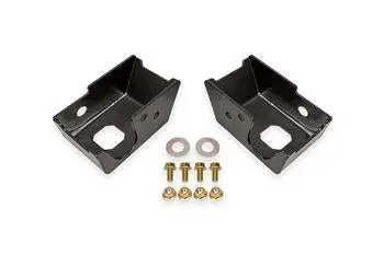 Bmr Black Rear Shock Mount Skid Plates 2021-2025 Bronco 1