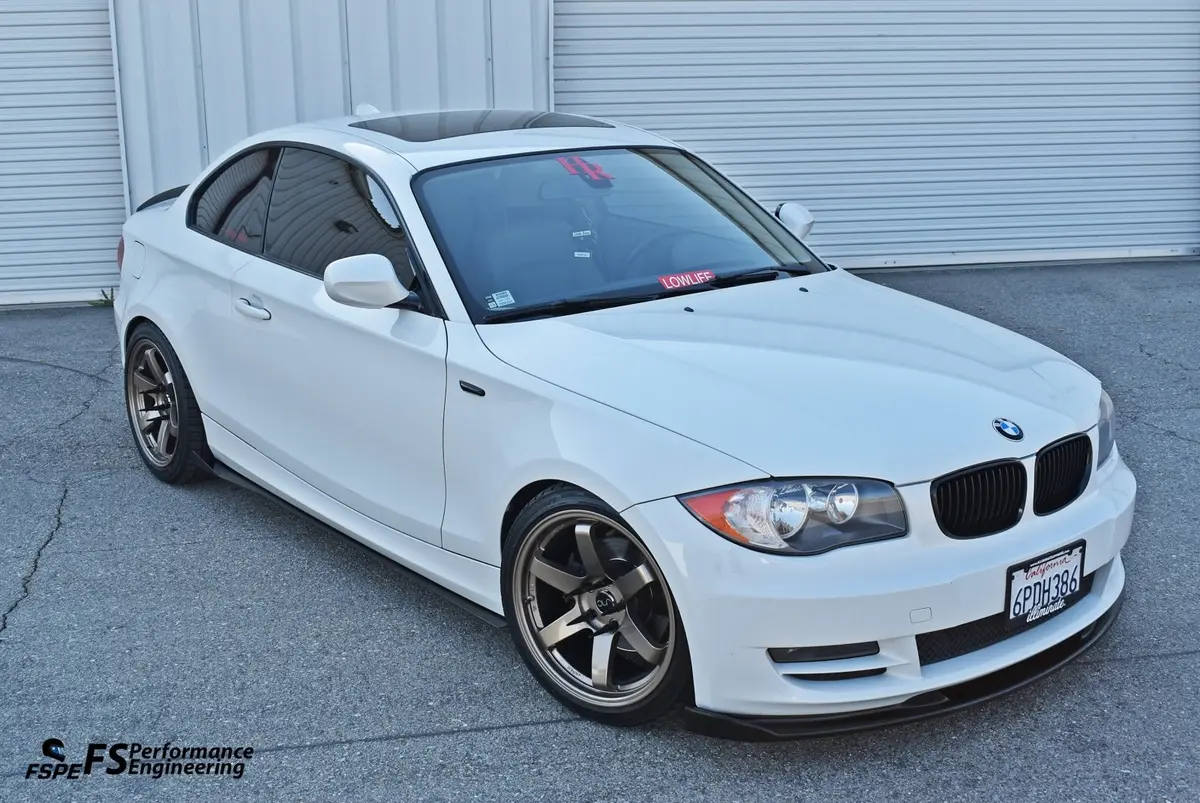 Bmw 128I / 135I (2007-2013) Aluminum Side Skirt Extensions 1