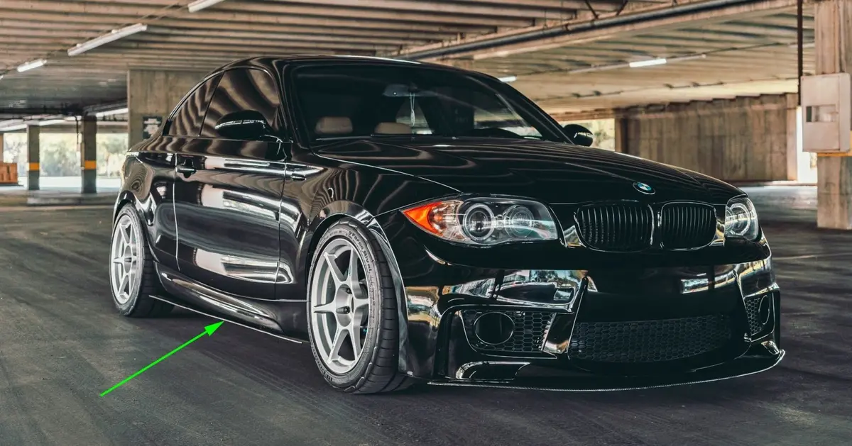 Bmw 128I / 135I (2007-2013) Carbon Fiber Side Skirt Extensions 1