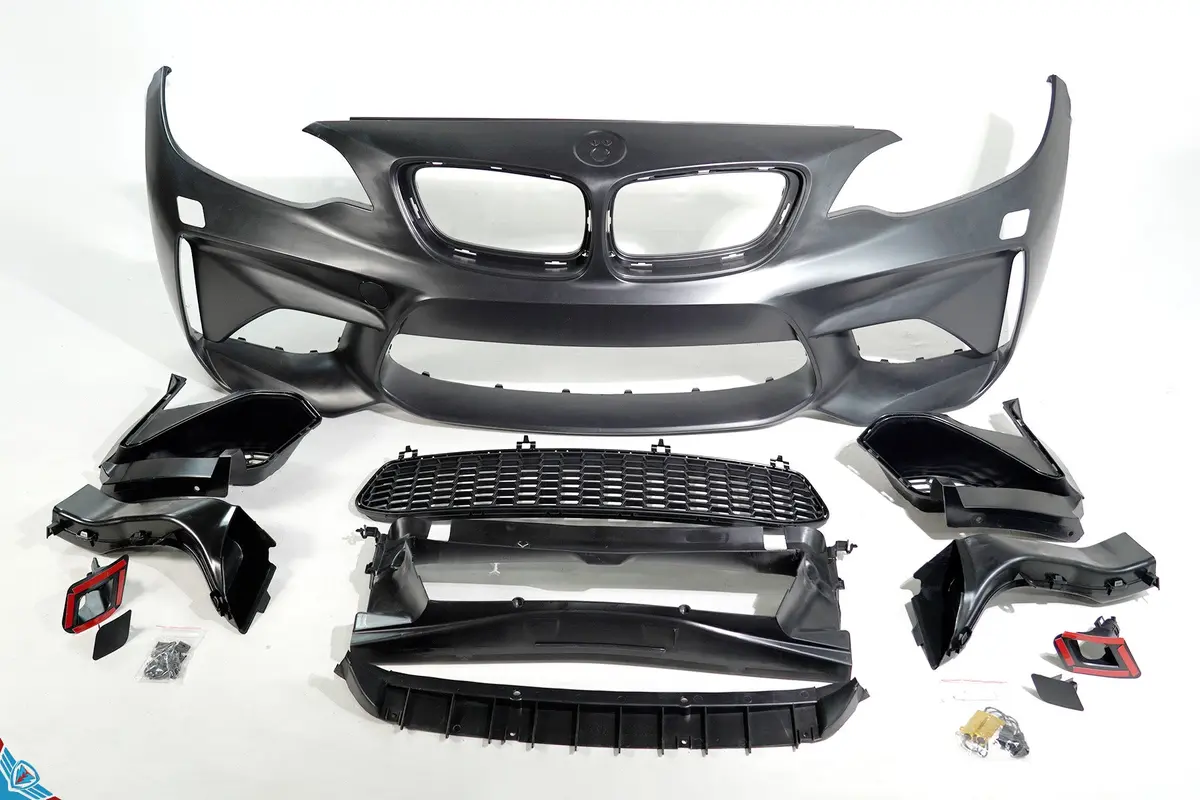 2014-2018 Bmw 2 Series (F22/F23) M2 Style Polypropylene Front Bumper Conversion Kit | E3tuning 2