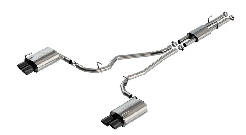 Borla Atak Cat-Back Exhaust, Black Tips 2020-2023 Explorer St 1