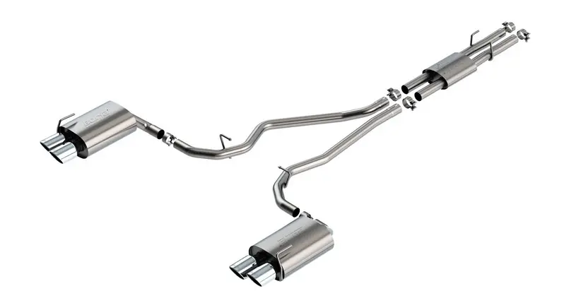 Borla Atak Cat-Back Exhaust, Polished Tips 2020-2023 Explorer St 1