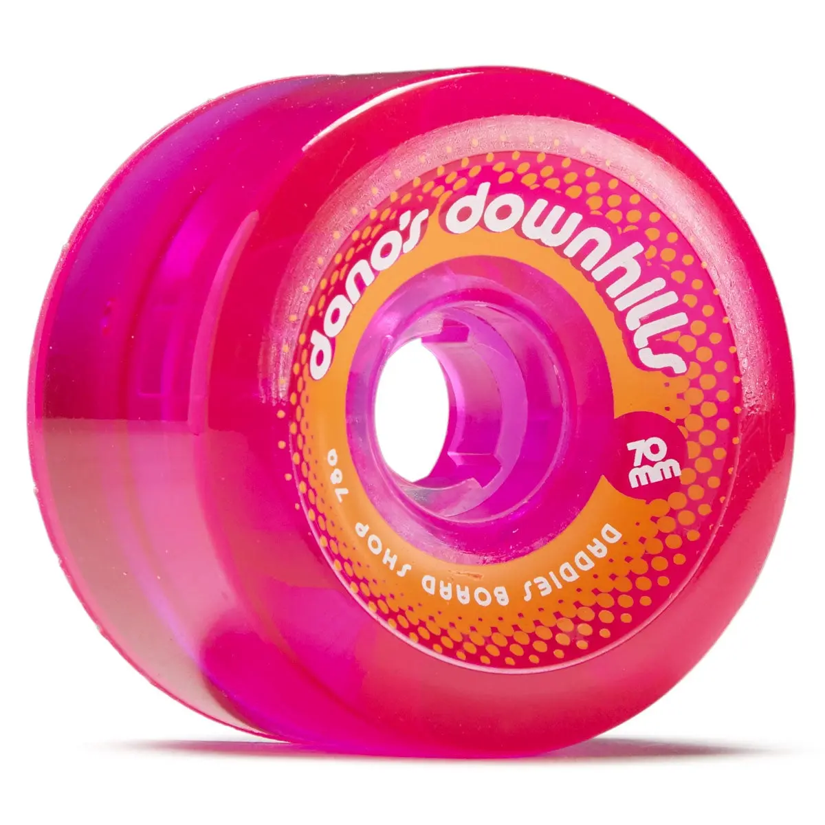 Dano's Downhills Longboard Wheels 70Mm - 78A Pink 1