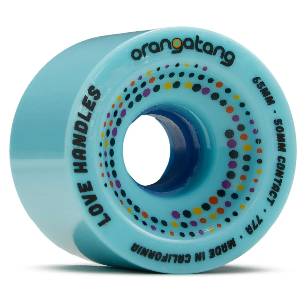 Orangatang Love Handles Offset Freeride 77A Longboard Wheels - Blue - 65Mm 1