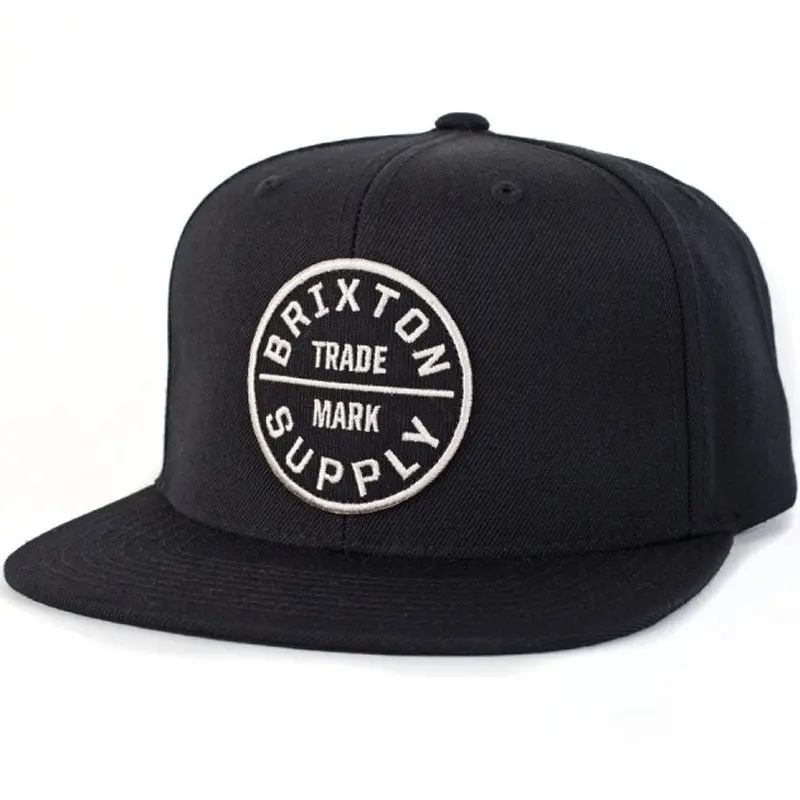 Brixton Oath Iii Snapback Hat - Black 1