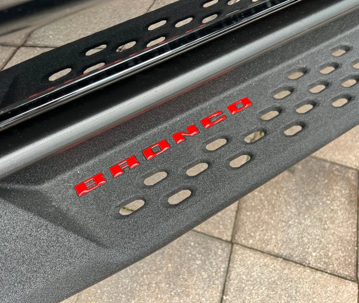 Bronco Running Board Letter Inserts/Overlays Fits 2021-2026 Ford Bronco 2