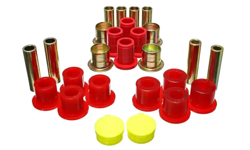 Energy Suspension Red Polyurethane Front Control Arm Bushing Kit For 1987–2004 Dodge Dakota & 1998–2003 Durango 4Wd 1