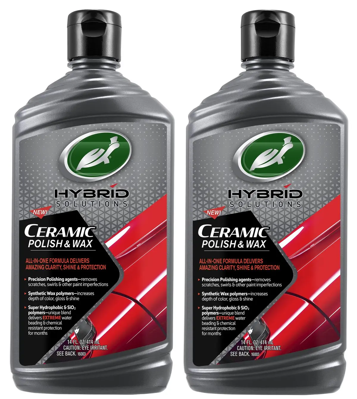 Hybrid Solutions Ceramic Polish & Wax – 14 oz Bottle (2-Pack)