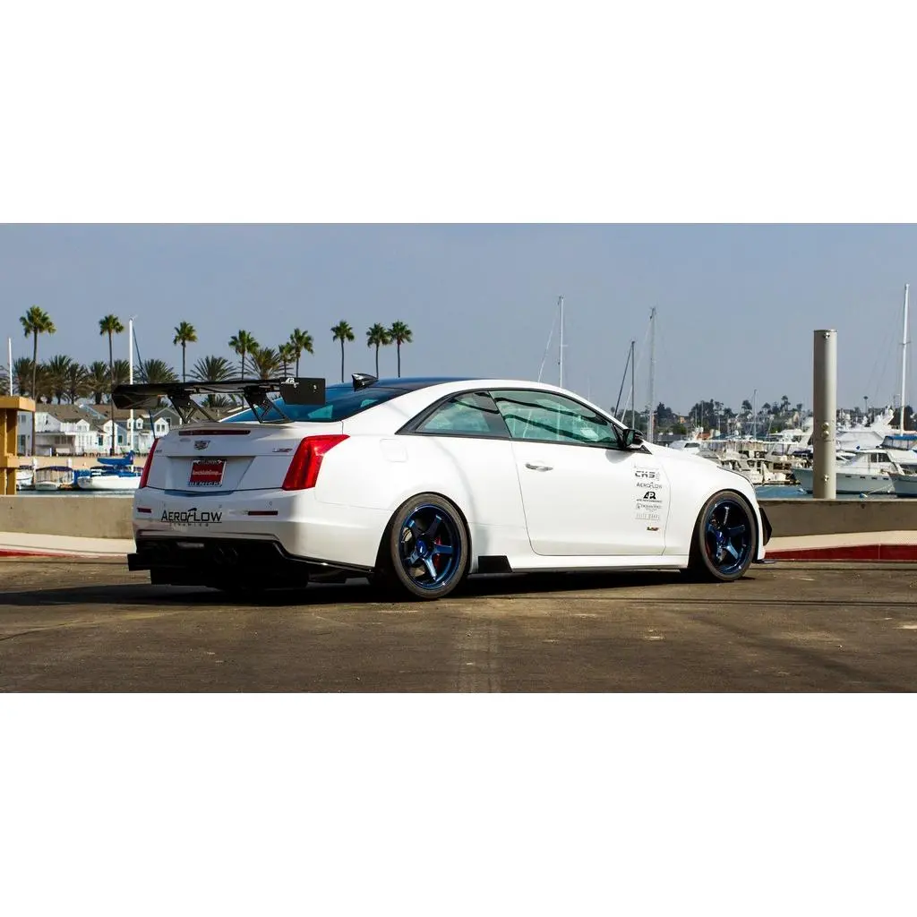 Cadillac Ats-V Gt250 Carbon Fiber Adjustable Wing 2016-2019 2