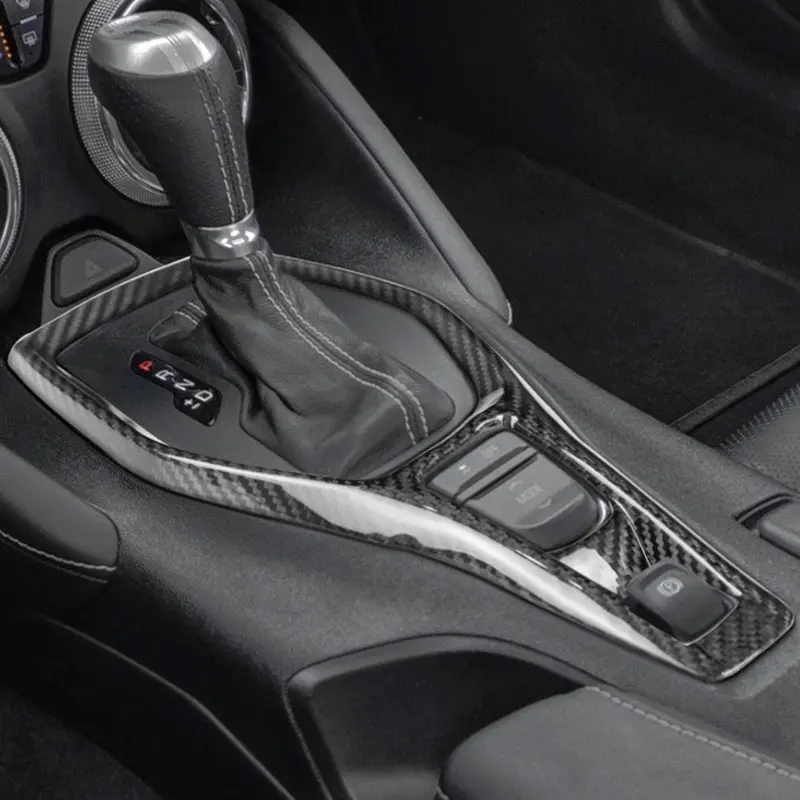 Camaro 16-24 Center Control Panel Carbon Fiber Cover 1