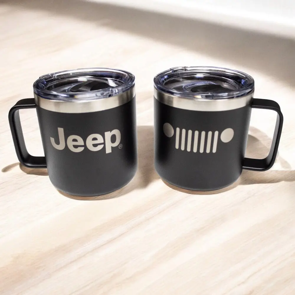 Camper Mug - Jeep Insulated - Black 1
