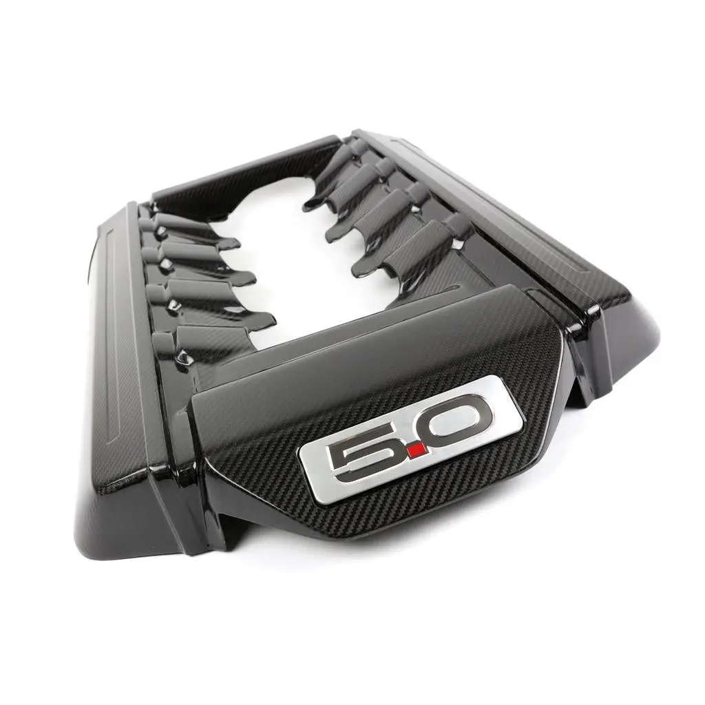 Carbon Fiber Ford Mustang S550 Gt 5.0 Engine Cover 2015-2017 1