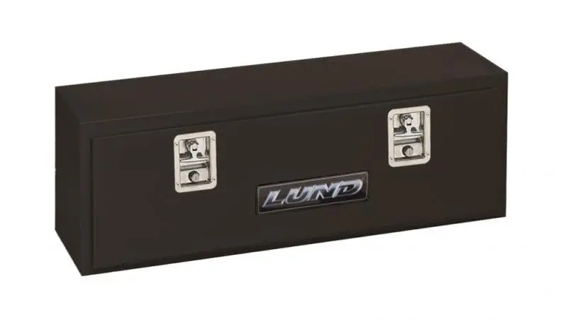 Lund Universal Steel Top-Mount Storage Box – Black Powder-Coated Finish 1