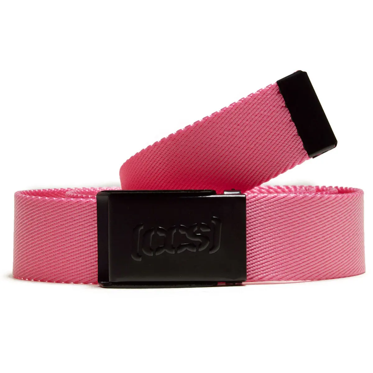 Ccs Black Logo Buckle Belt - Pink 1