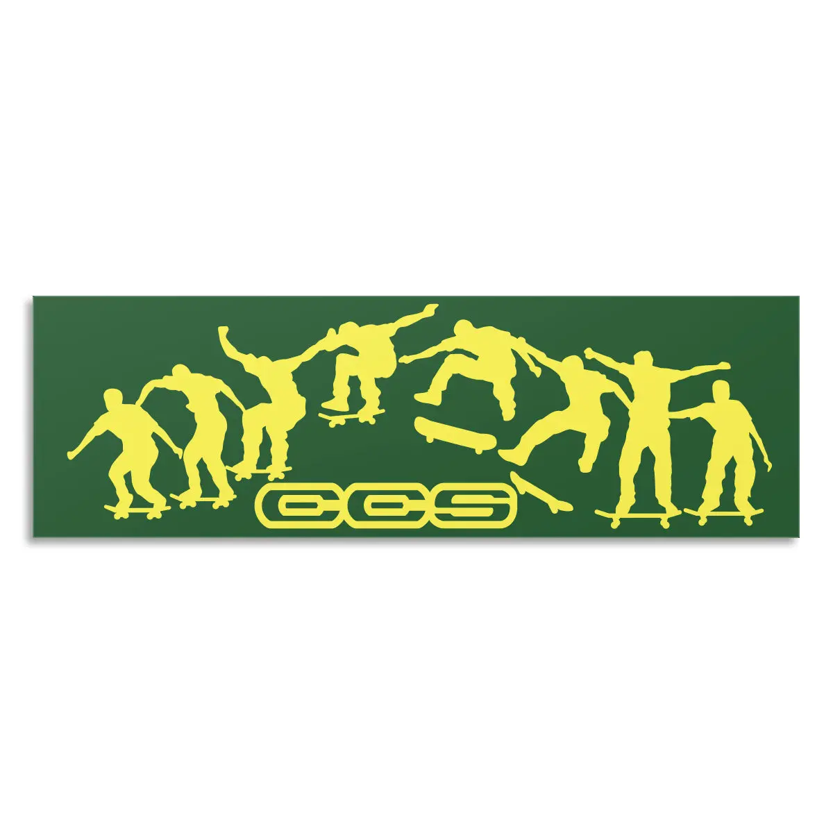 Ccs Kickflip Sticker - Forest/Yellow 1