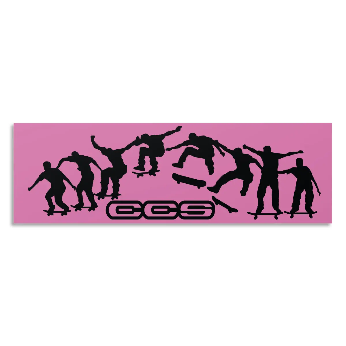 Ccs Kickflip Sticker - Pink/Black 1