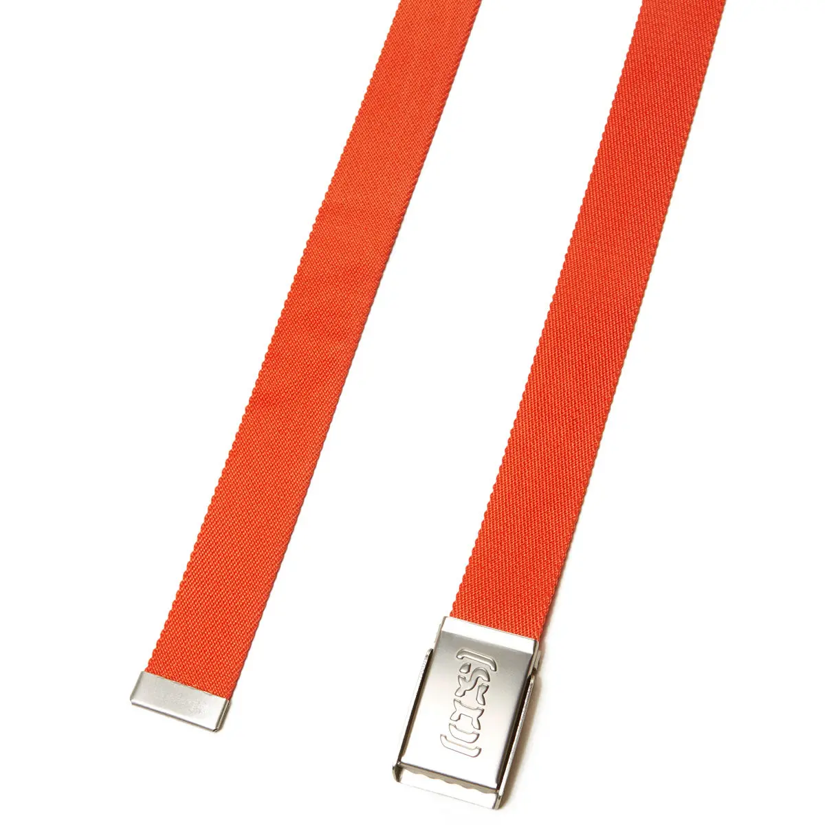 Ccs Silver Logo Buckle Belt - Orange 1