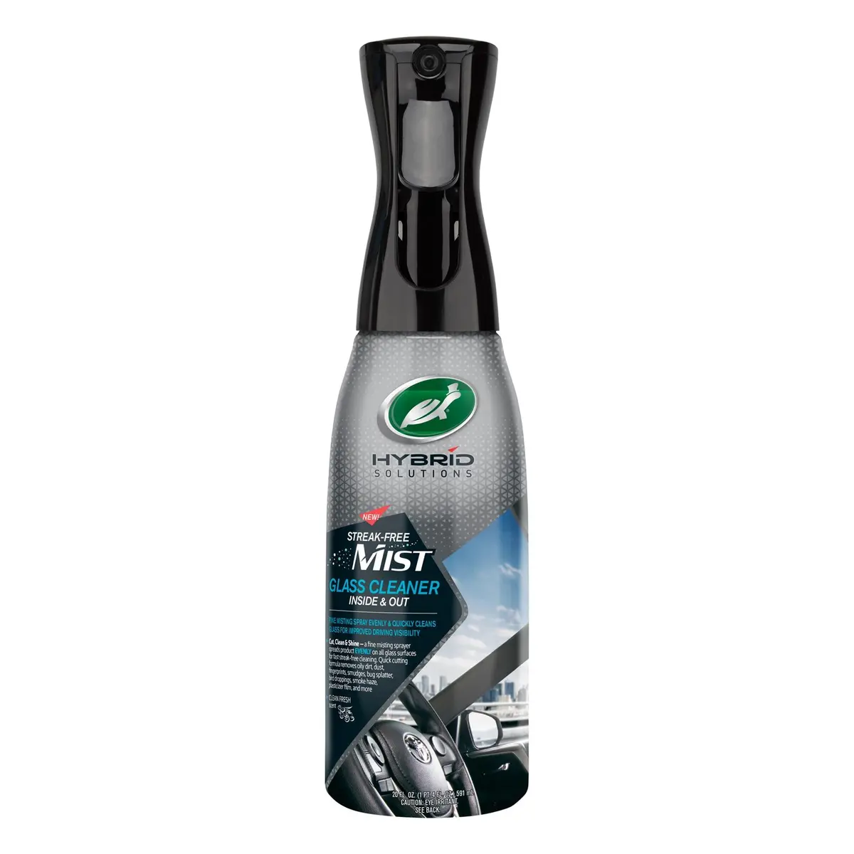 Hybrid Solutions Streak-Free Car Glass Cleaner for Interior and Exterior Use