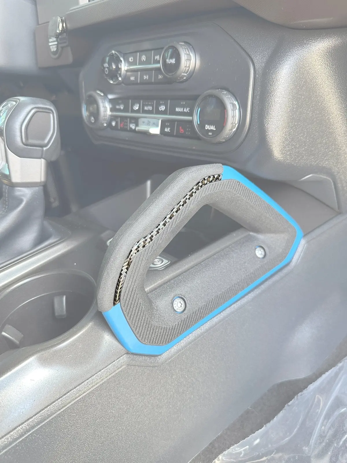 Center Console Grab Handle Line Accent Trim Fits 2021-2026 Ford Bronco 1