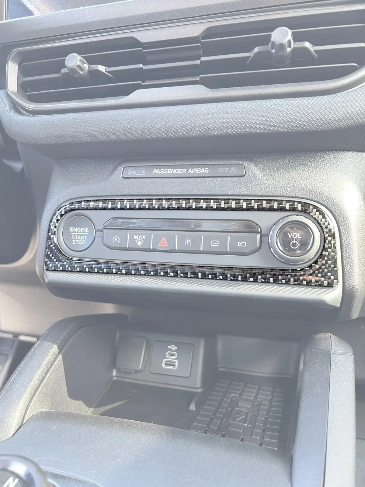 Center Control Accent Trim Fits 2025-2026 Ford Bronco Sport 1