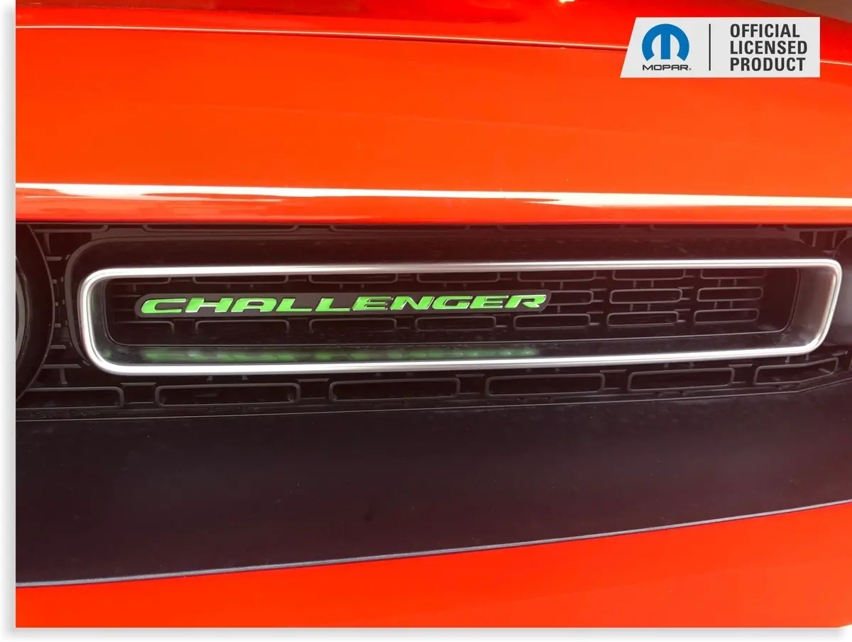 Challenger Grille Emblem Overlay Decal - 2015-2023 Challenger 1