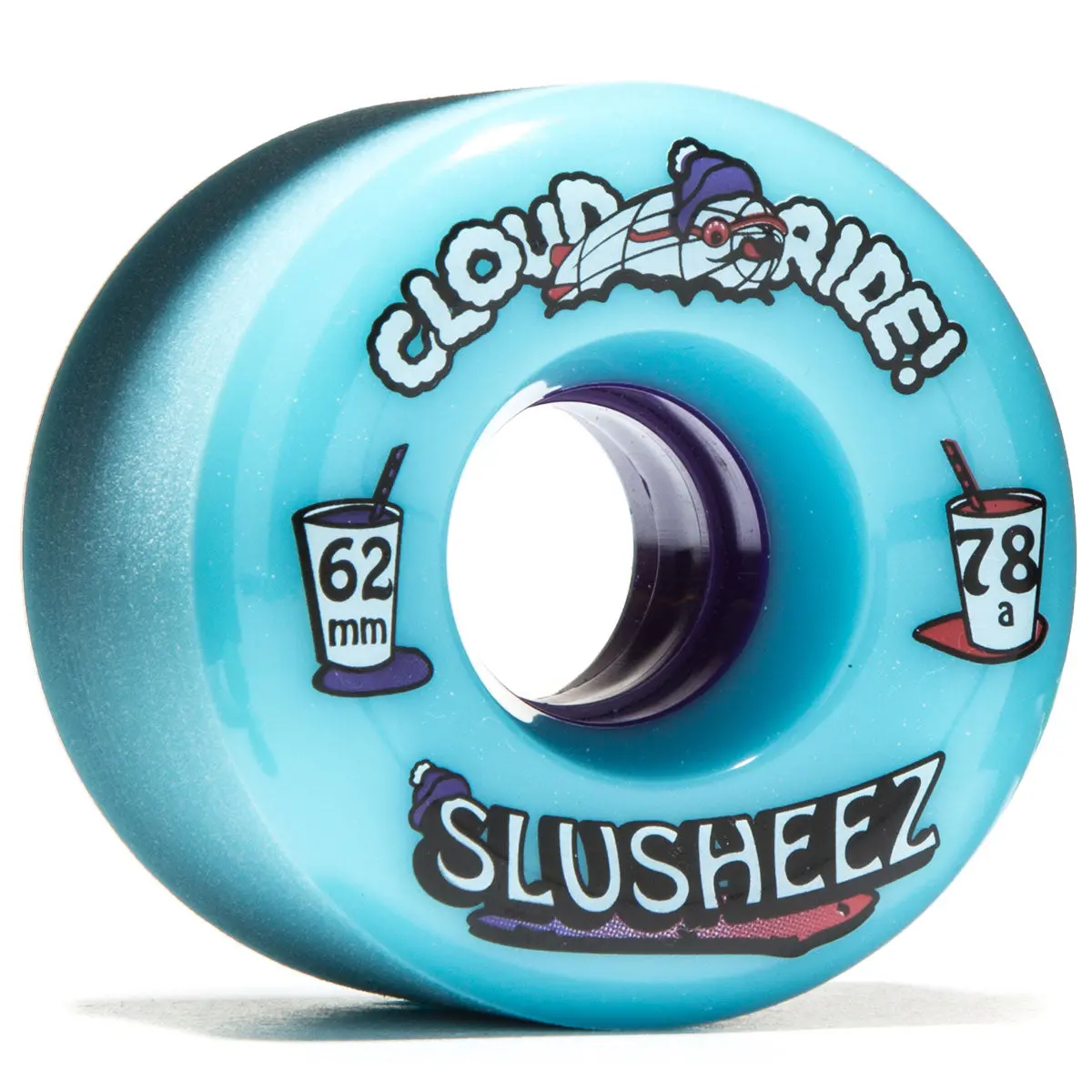 Cloud Ride Slusheez Longboard Wheels - 62Mm 78A 1