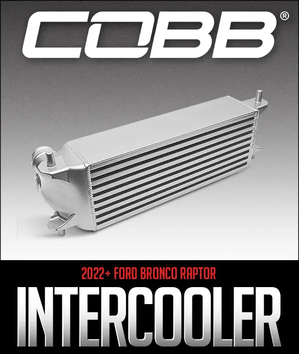 Cobb Front Mount Intercooler 2022-2023 Bronco Raptor 1