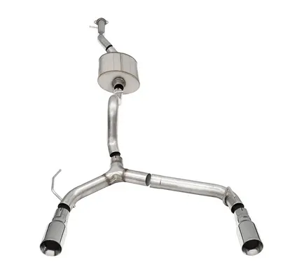 Corsa Sport Cat-Back Exhaust, Polished Tips, 4-Door 2021-2023 Bronco 2.7L 1