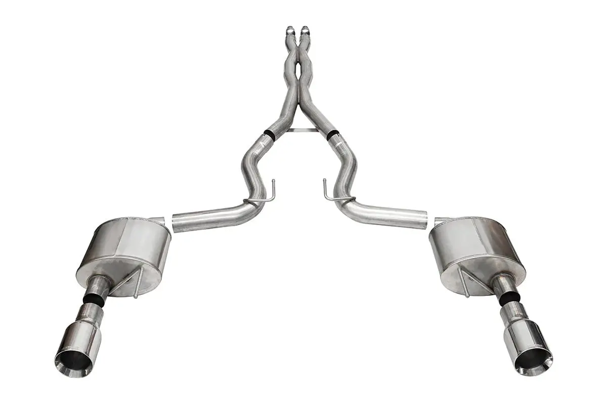 Corsa Xtreme 3" Polished Catback 2024 5.0 Mustang Gt Coupe 1