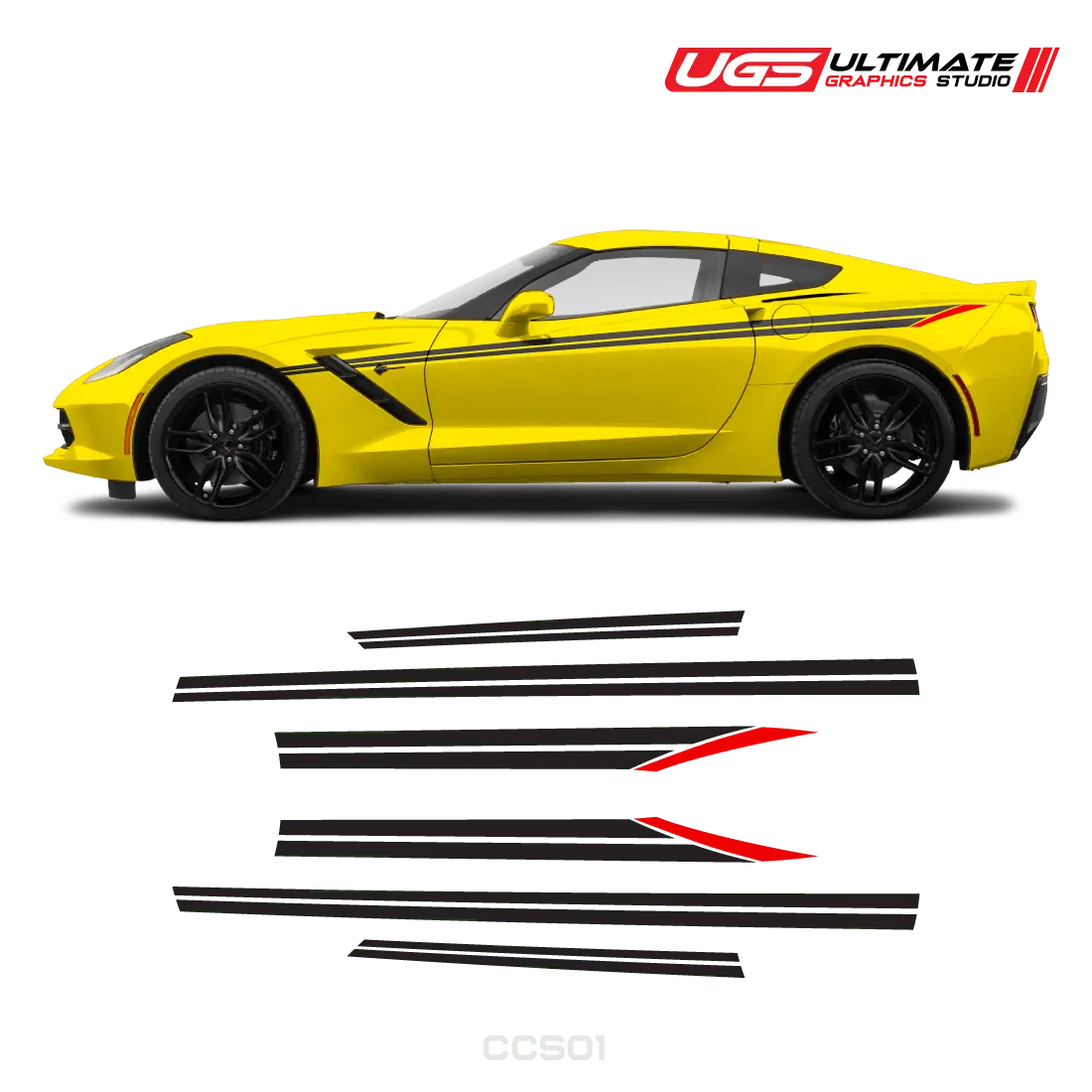 Corvette Side Stripe Accent Color 1