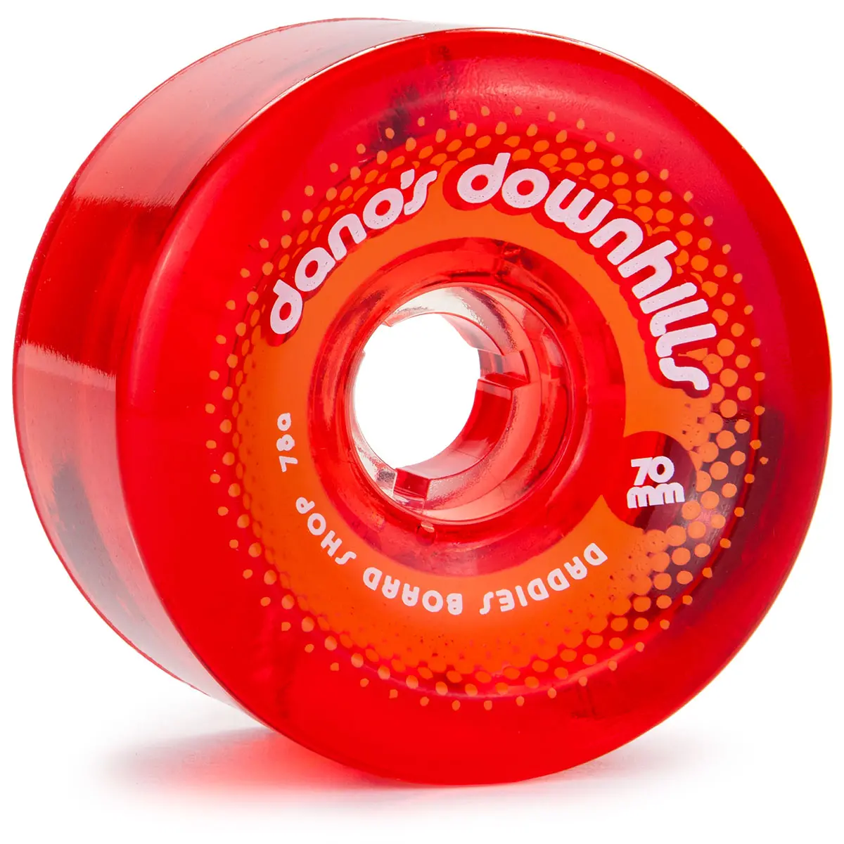 Dano's Downhills Longboard Wheels 70Mm - 78A Red 1