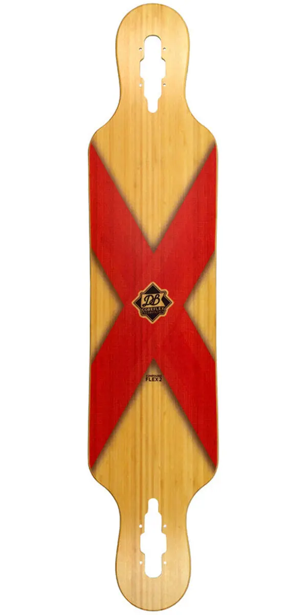 Db Coreflex Compound Flex 2 Longboard Deck - Red 1