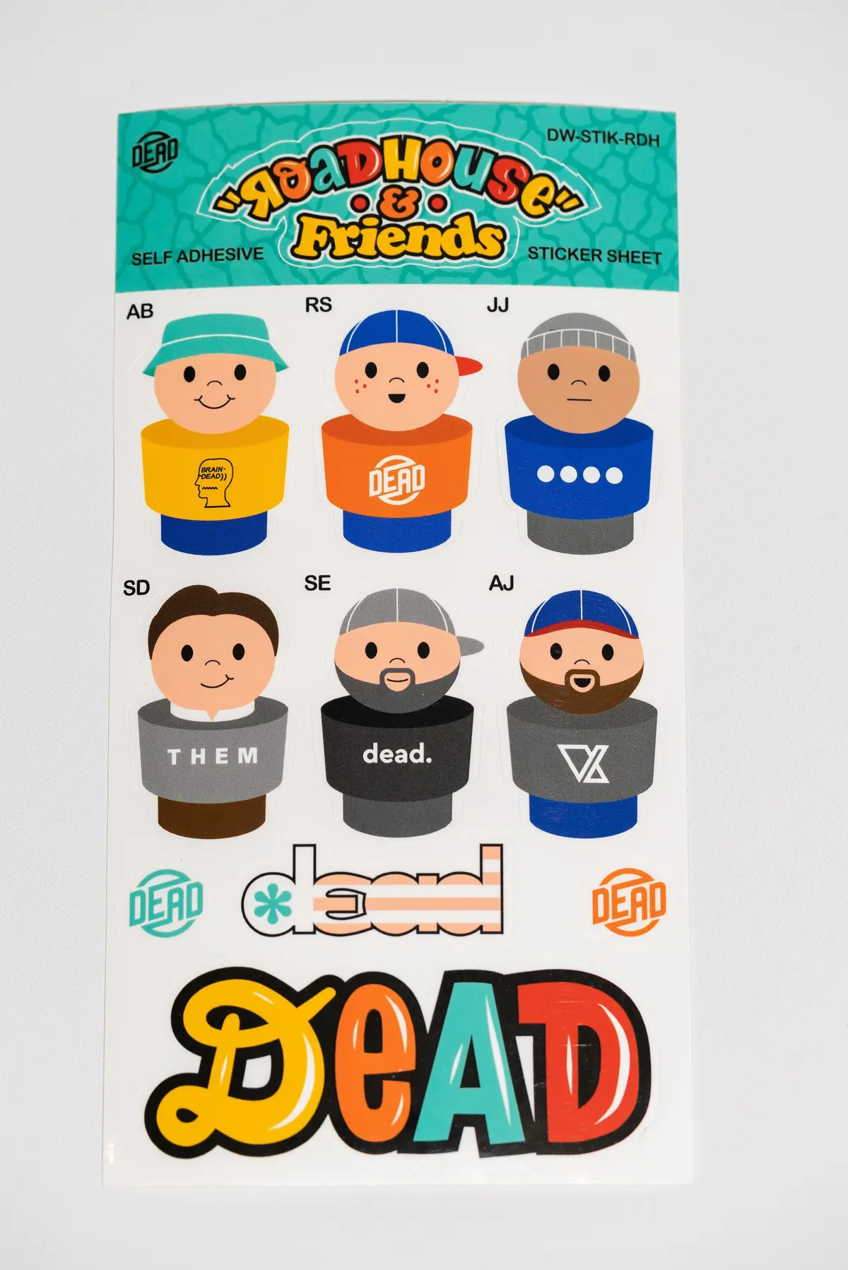 Dead Wheels - Roadhouse & Friends Sticker Sheet 1