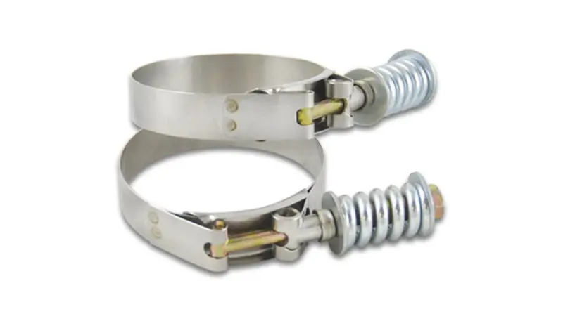 Vibrant Stainless Steel T-Bolt Clamp Set – 2-Pack, 3.78–4.08-Inch Od, Designed For 3.5-Inch Id Couplings 1