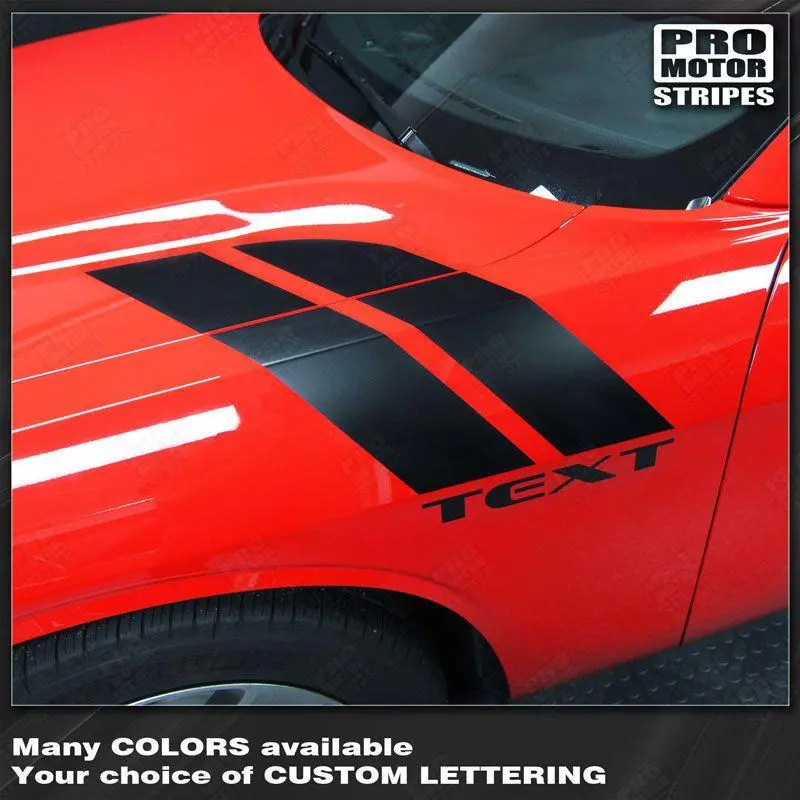Dodge Challenger 2008-2023 Fender Hash Side Accent Stripes 1