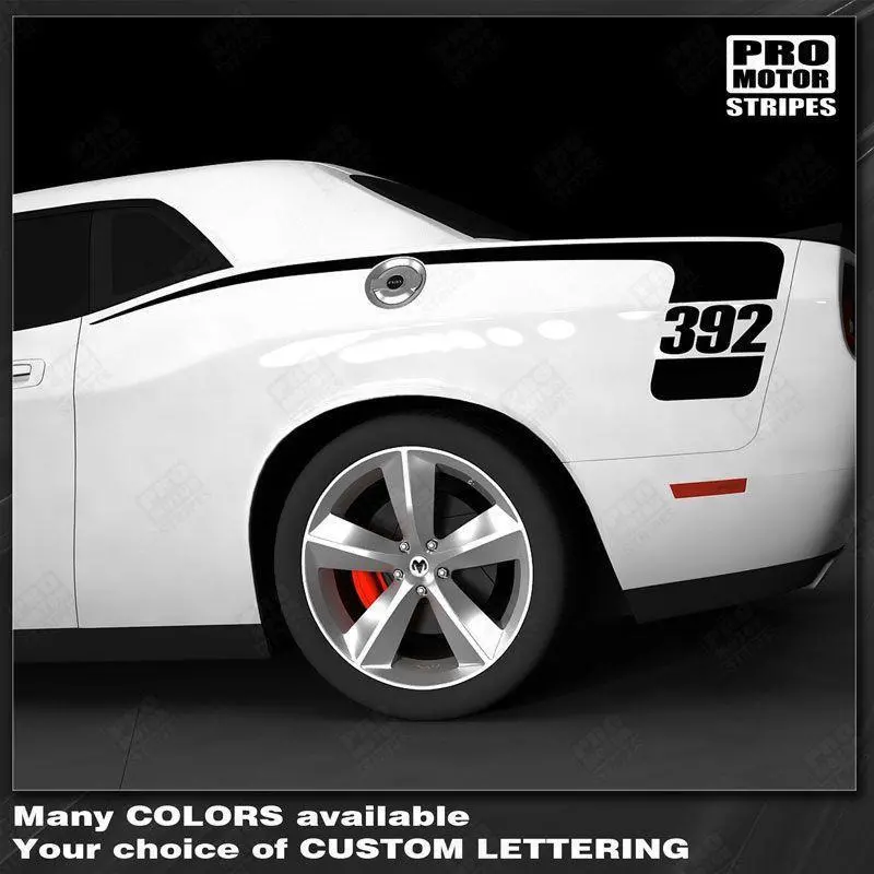 Dodge Challenger 2008-2023 Rear Quarter Side Stripes 1