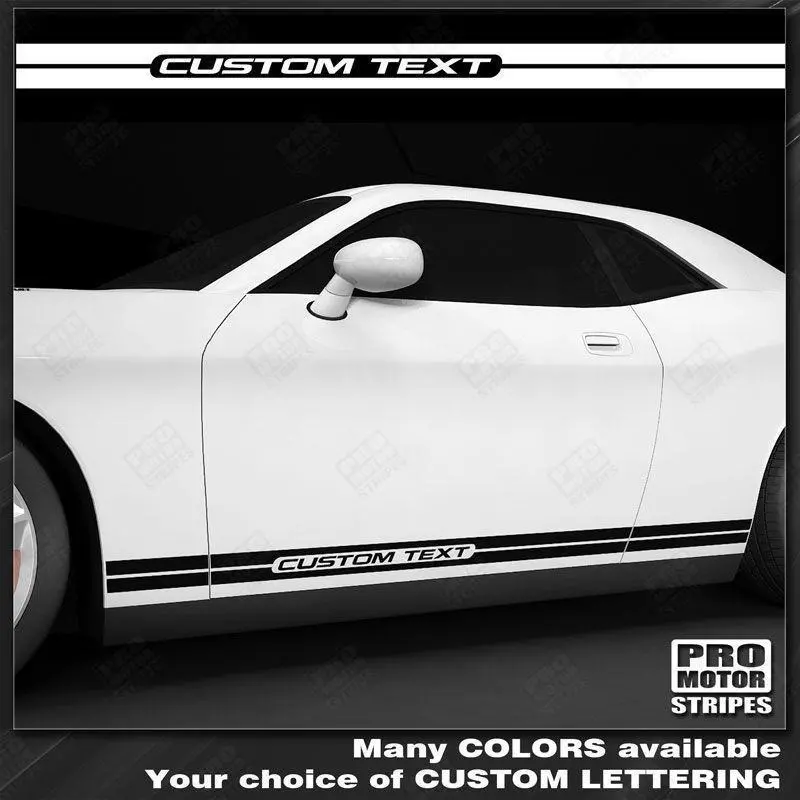 Dodge Challenger 2008-2023 Rocker Panel Side Stripes 1