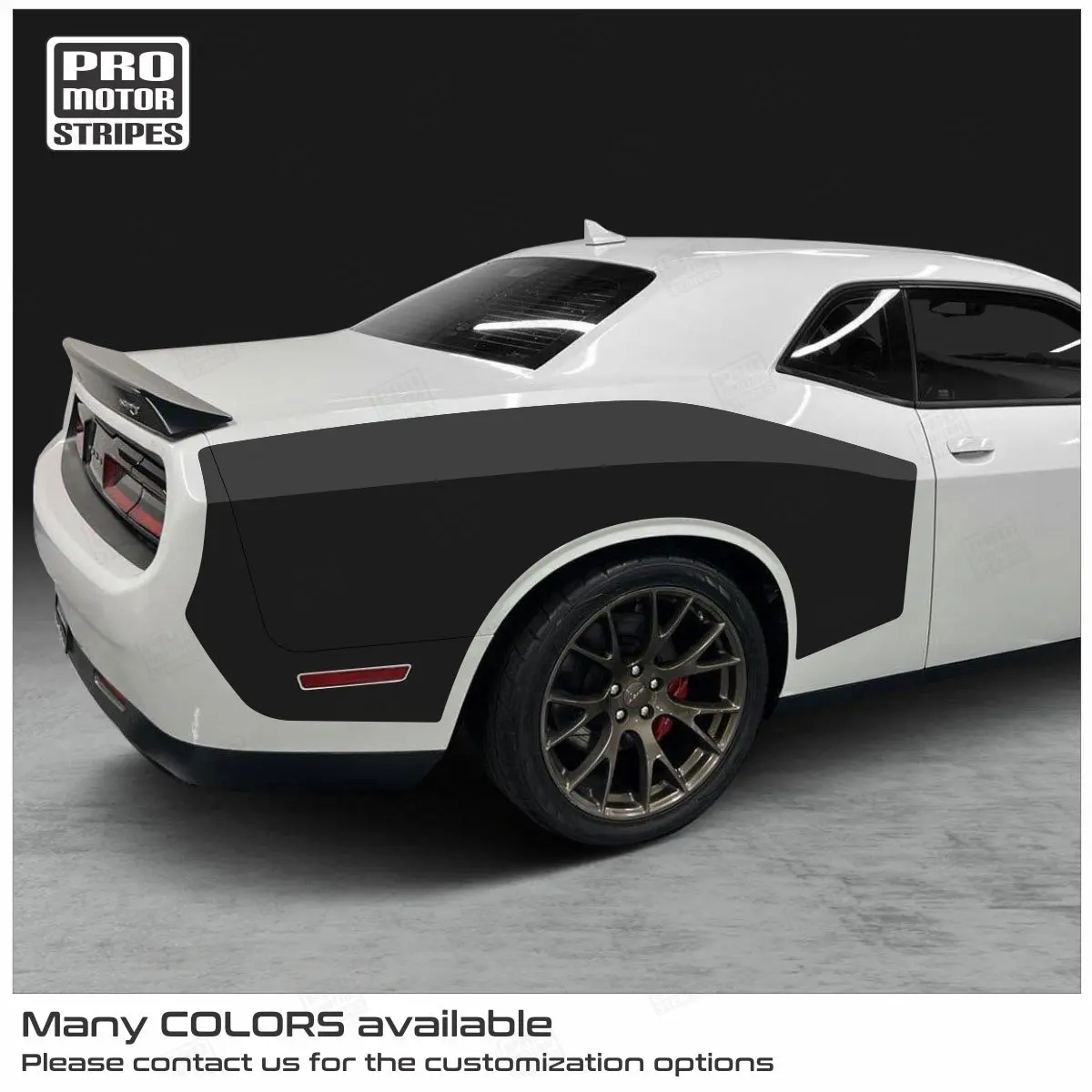 Dodge Challenger 2008-2023 Tall Side Cuda Billboard Decals 1