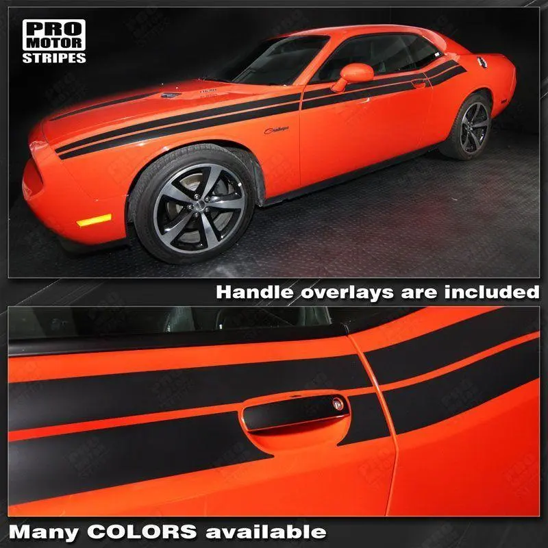 Dodge Challenger 2011-2023 Factory Style Dual Side Stripes 1