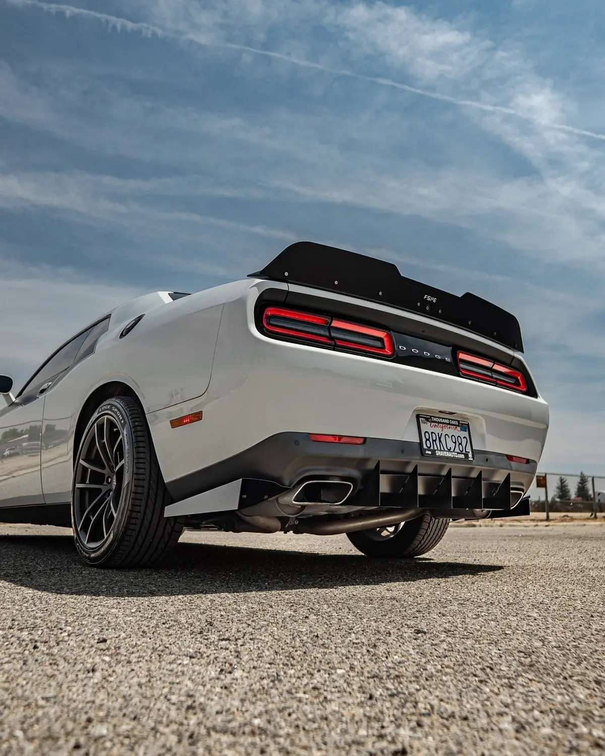 Dodge Challenger (2015-2024) Rear Diffuser 1