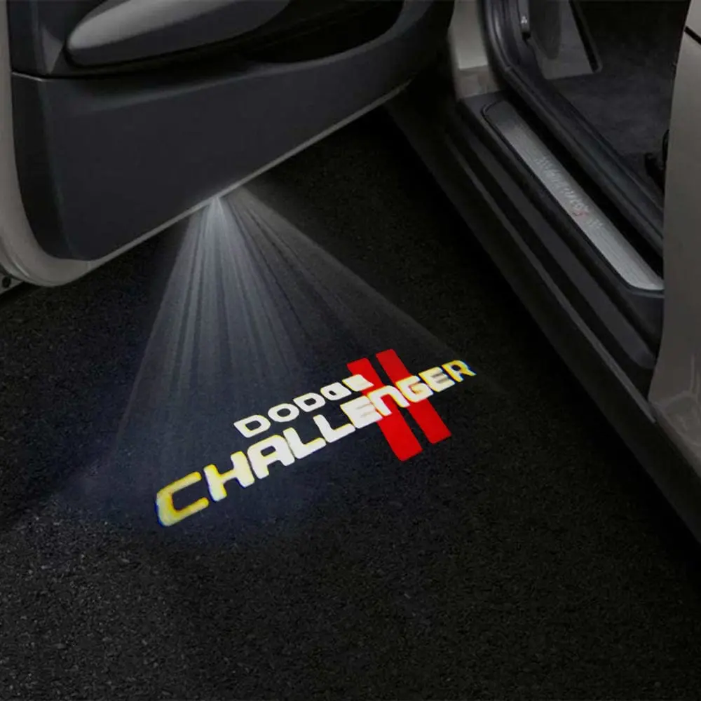 Dodge Challenger 3Rd Gen Premium Door Puddle Lights Multiple Designs 2008-2023 1